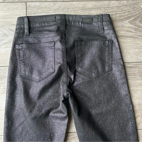 PAIGE Transcend Verdugo Ankle Skinny Jeans Shimmer  Coating - Picture 14 of 16